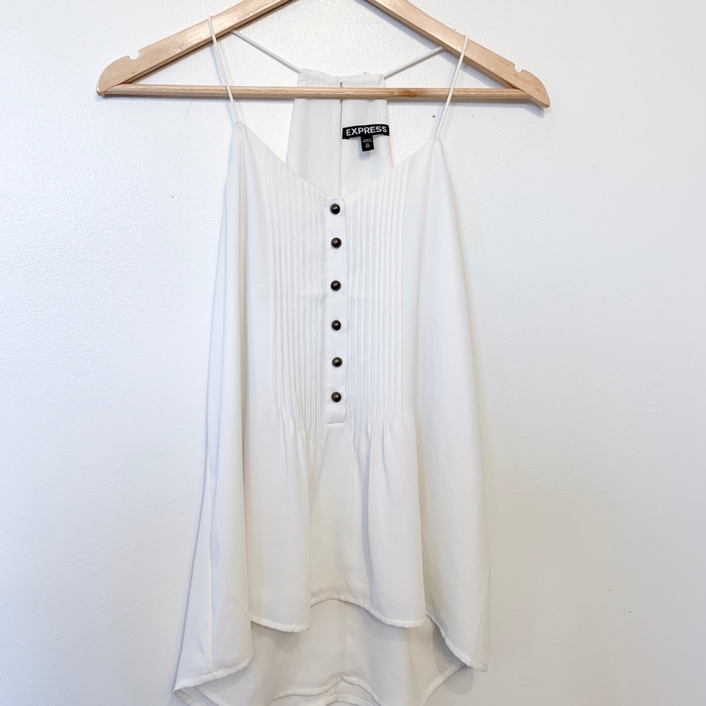 Pleated front Express cami blouse